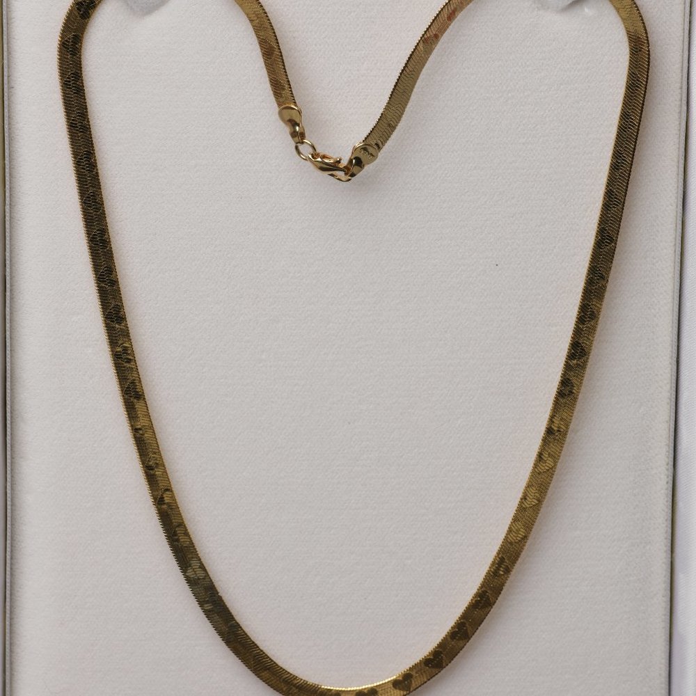 Sterling Silver Designer Chain with 14k SG overlay